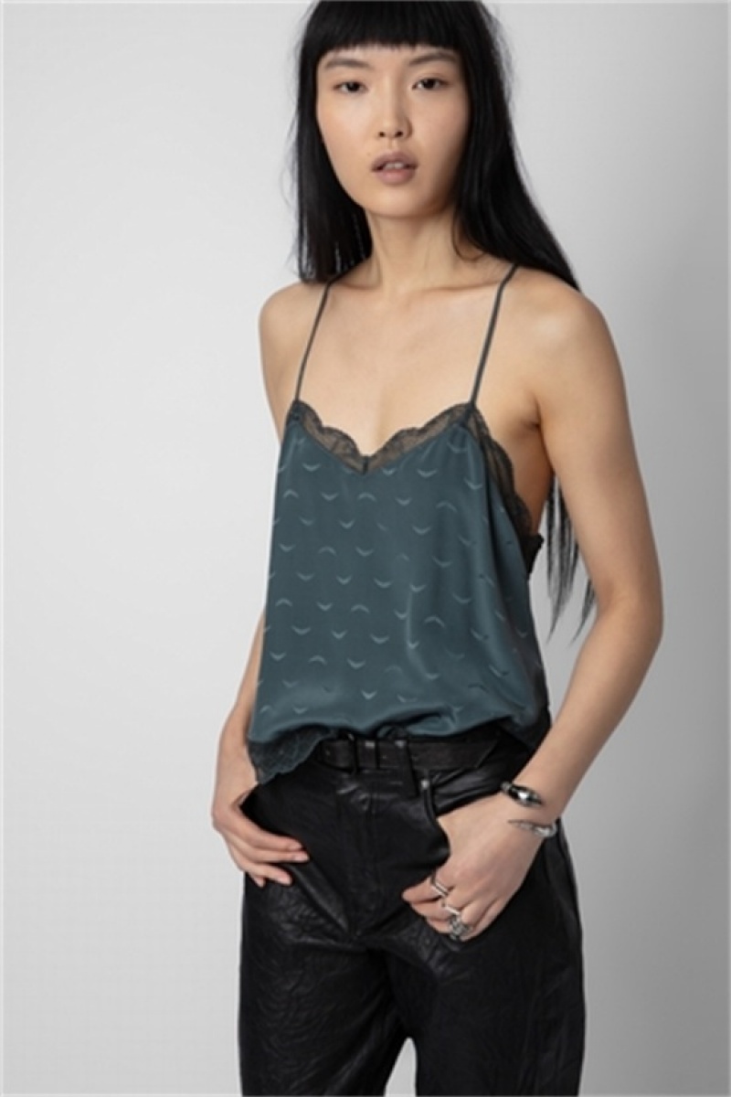 Nori Zadig And Voltaire Claudy Silk Top | ZV-256337