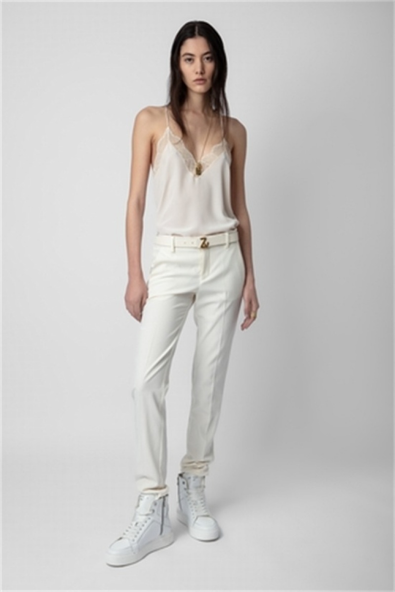 Off White Zadig And Voltaire Christy Camisole | ZV-256320