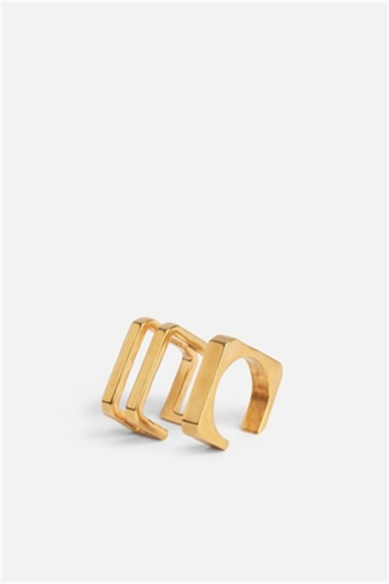 Old Gold Zadig And Voltaire Cecilia Rings | ZV-255872