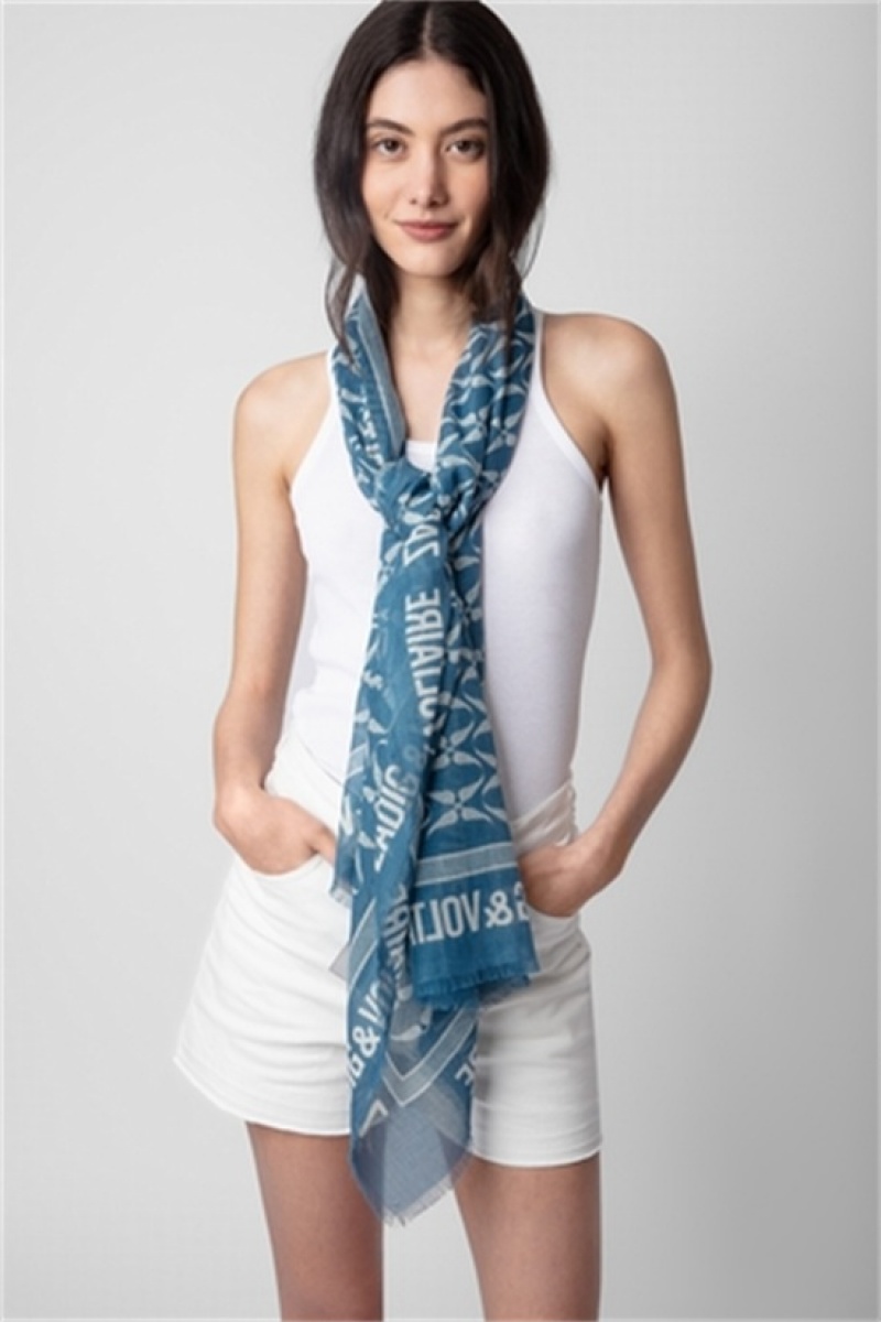 Pacific Zadig And Voltaire Delta Rock Scarf | ZV-255815