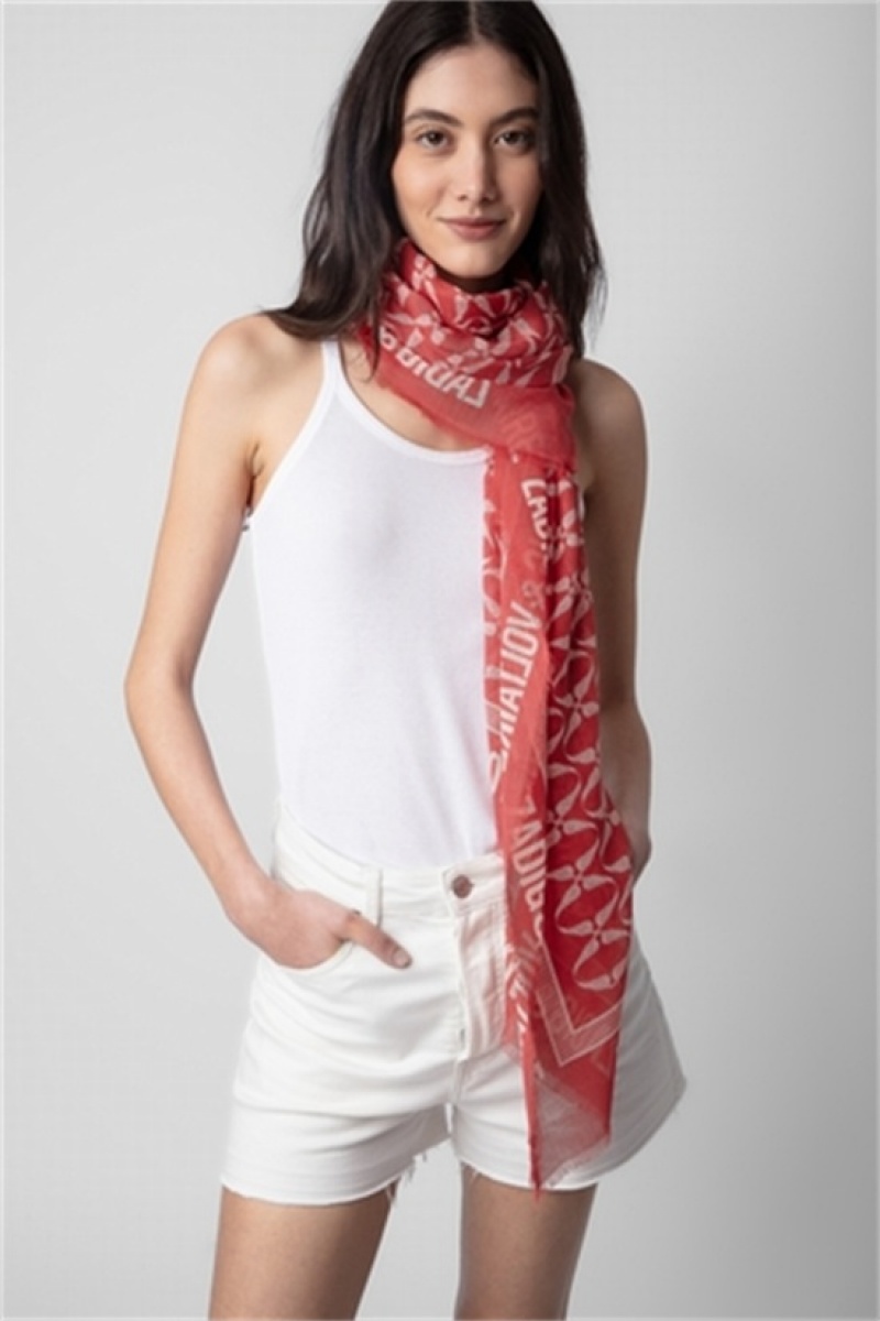 Power Zadig And Voltaire Delta Rock Scarf | ZV-255816