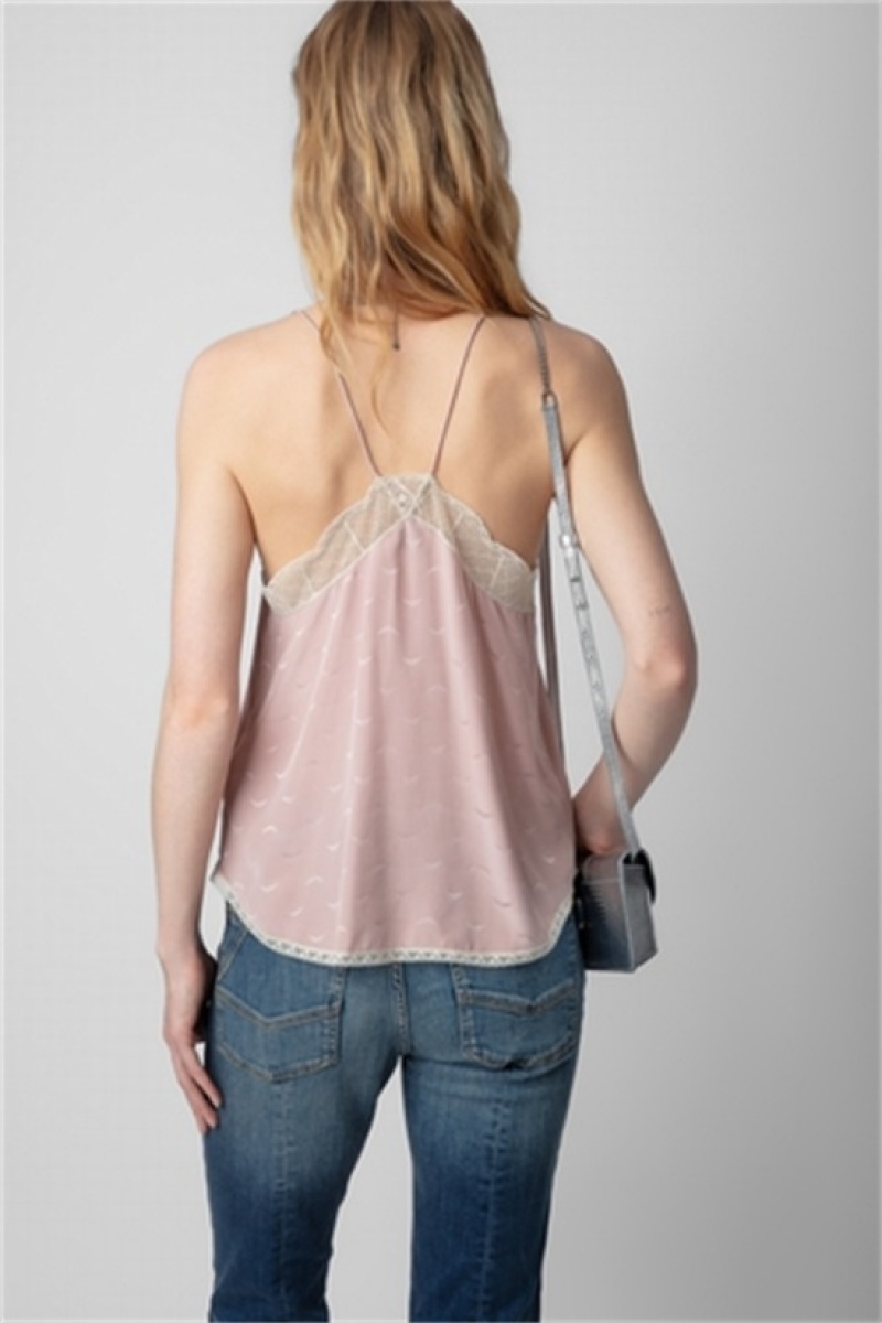 Primerose Zadig And Voltaire Christy Silk Jacquard Top | ZV-256316