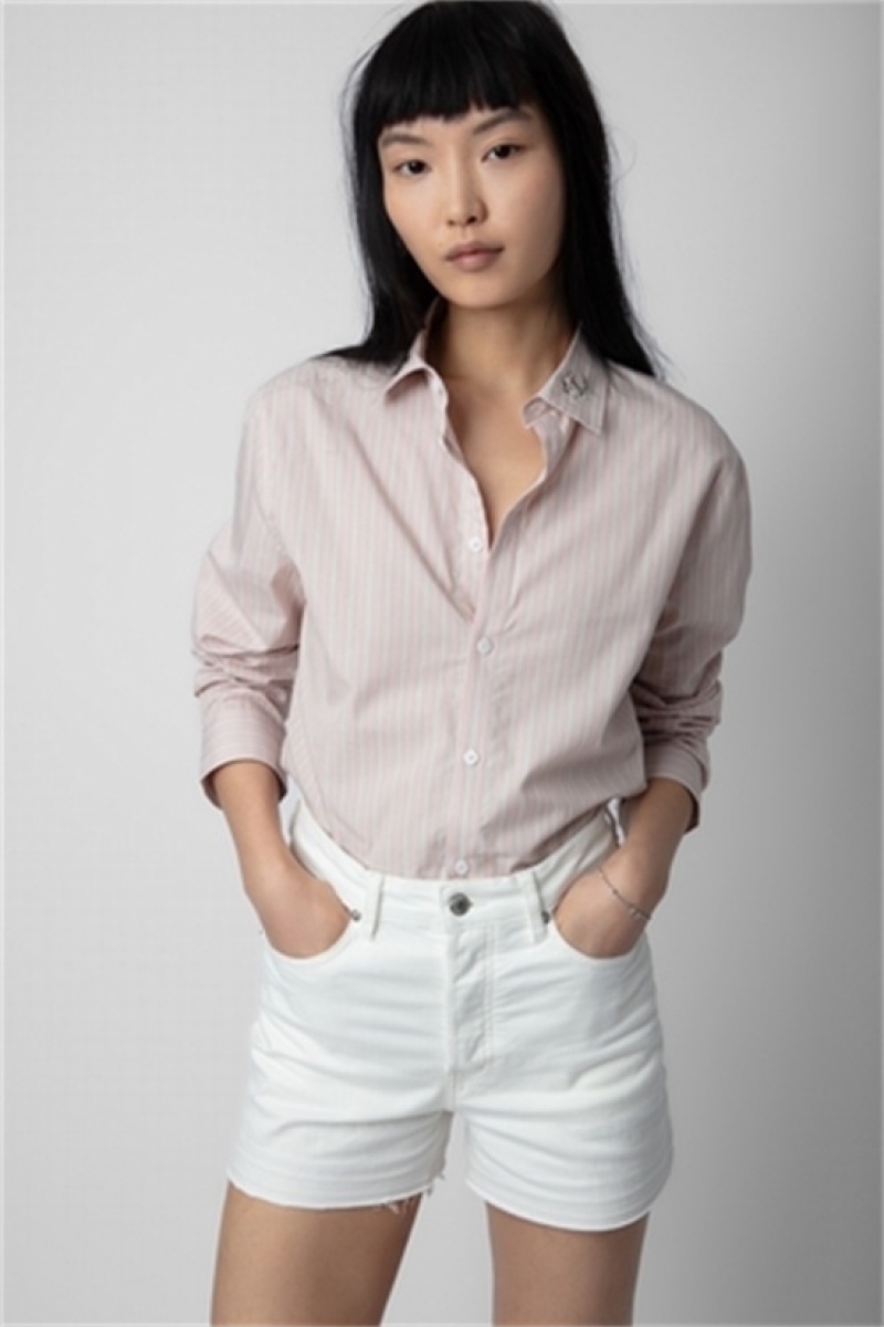 Primerose Zadig And Voltaire Sydna Stripped Shirt | ZV-256315