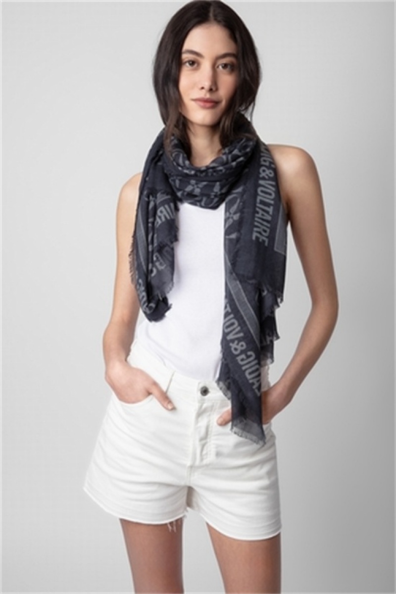 Road || Sold Out Zadig And Voltaire Delta Rock Scarf | ZV-255817