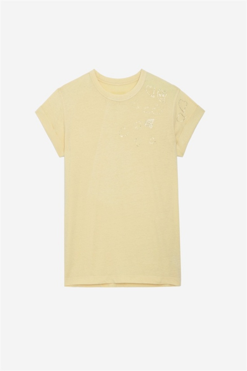 Shea Zadig And Voltaire Anya Diamante T-shirt | ZV-256267