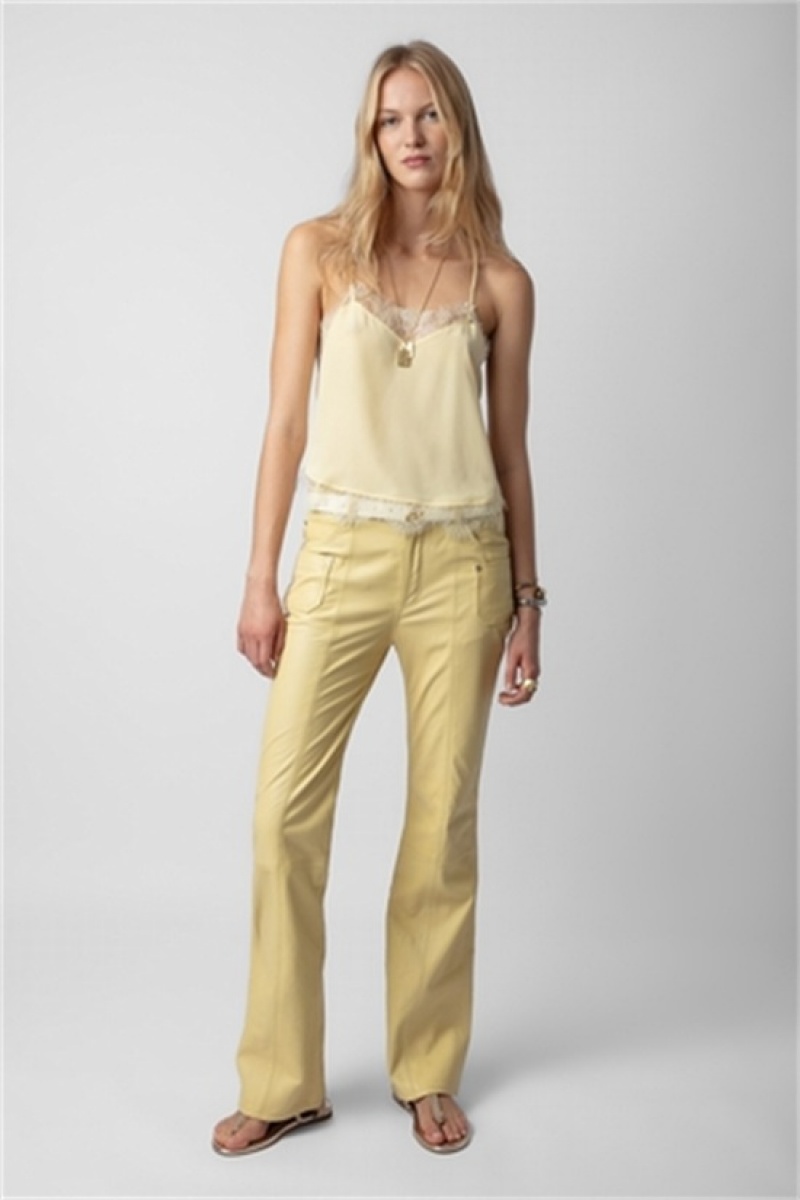 Shea Zadig And Voltaire Elvir Leather Pants | ZV-256225