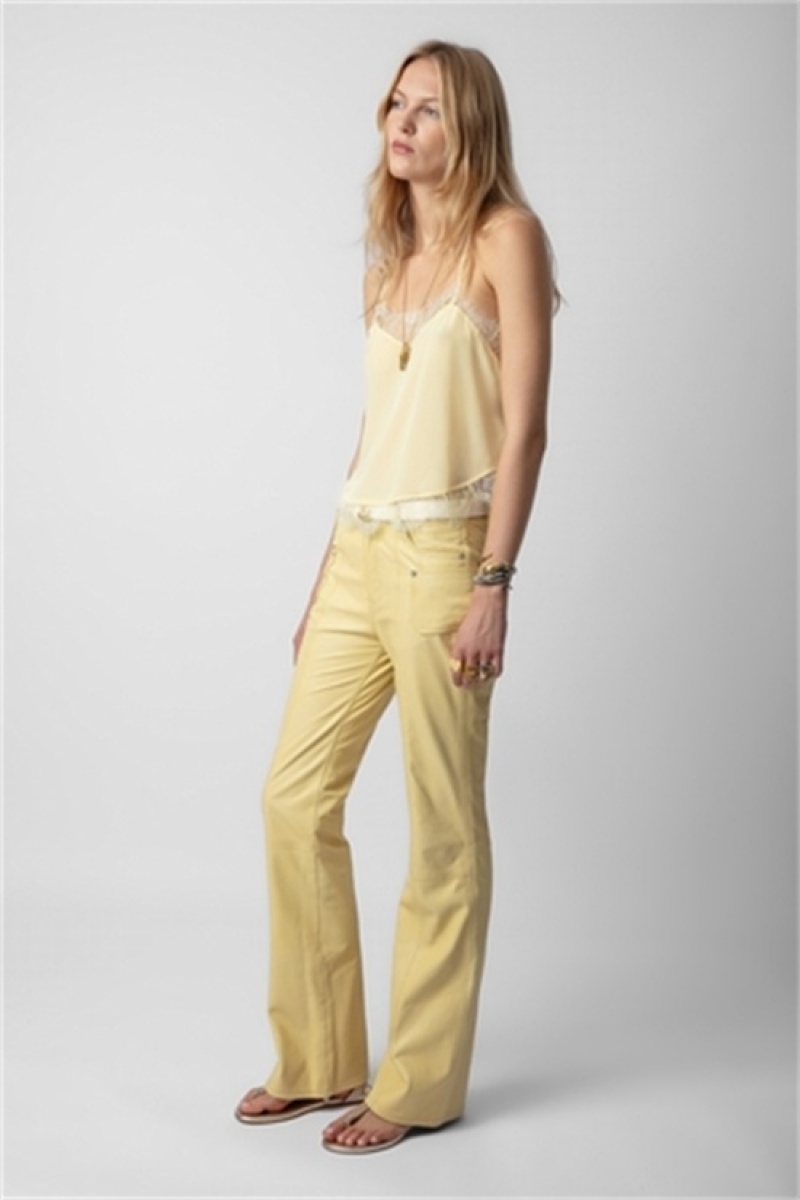 Shea Zadig And Voltaire Elvir Leather Pants | ZV-256225