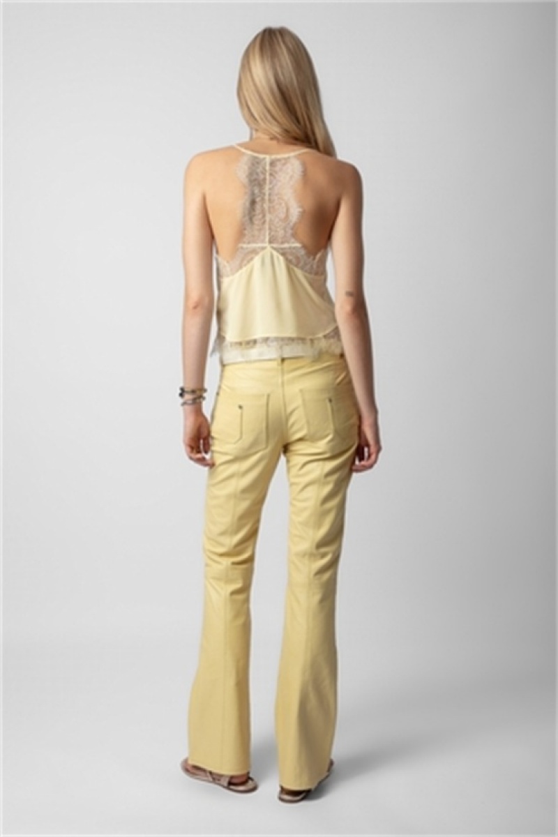 Shea Zadig And Voltaire Elvir Leather Pants | ZV-256225