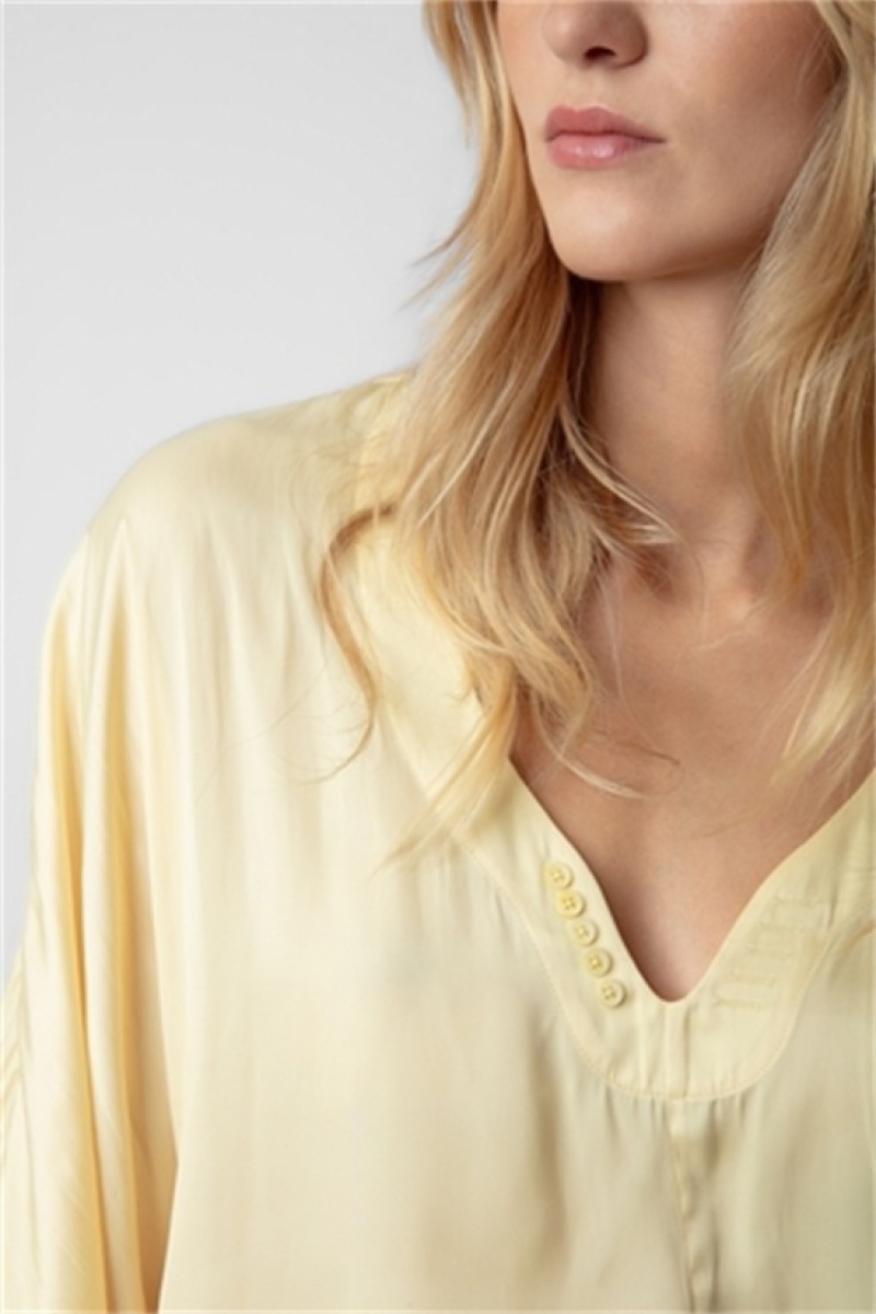 Shea Zadig And Voltaire Tonastir Satin Blouse | ZV-256308