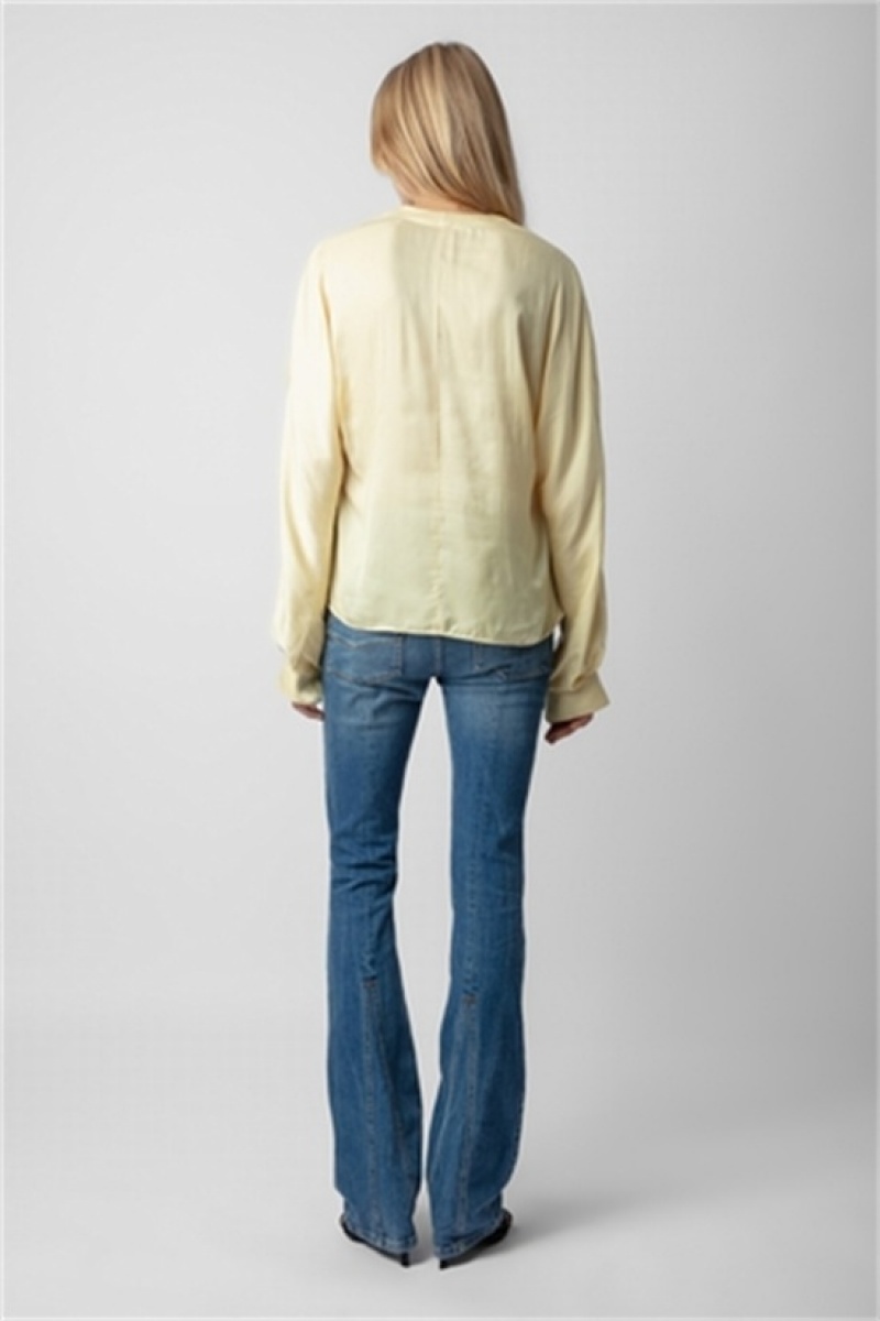 Shea Zadig And Voltaire Tonastir Satin Blouse | ZV-256308