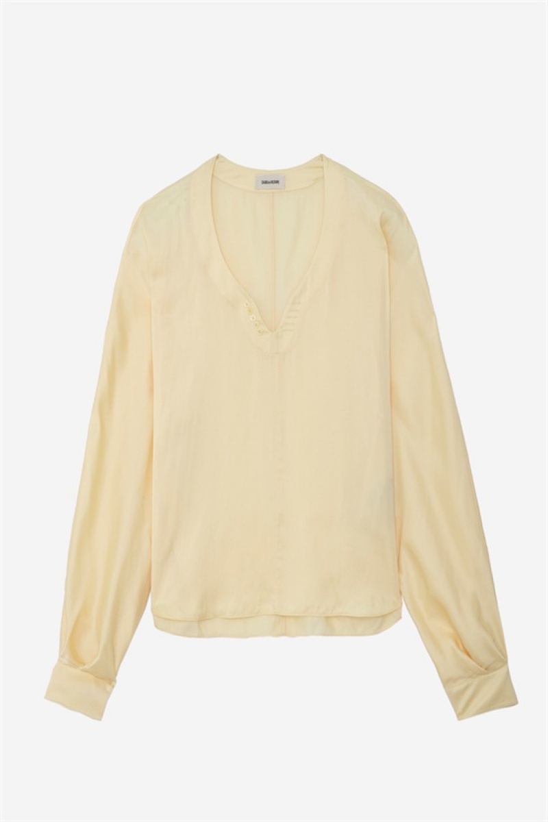 Shea Zadig And Voltaire Tonastir Satin Blouse | ZV-256308