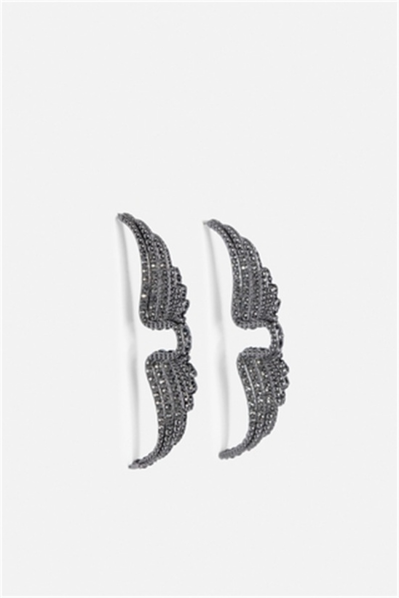 Shiny Gun Zadig And Voltaire Rock Piercing Earrings | ZV-255891