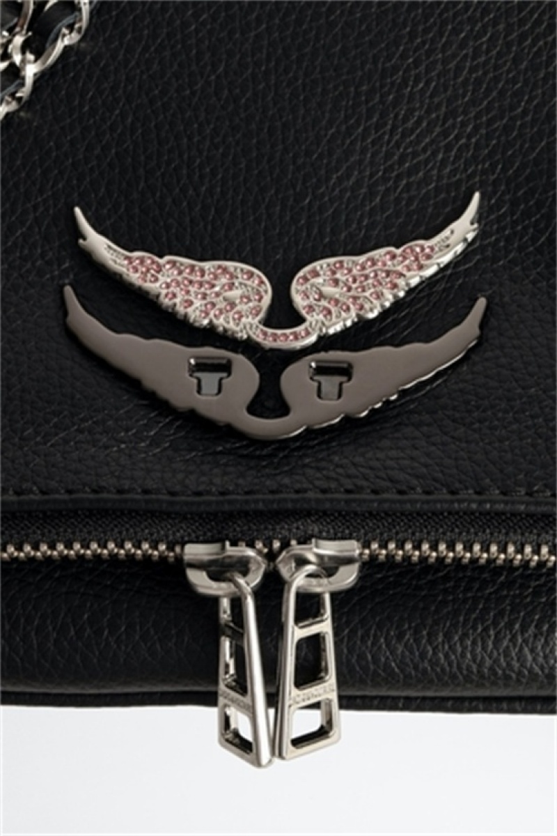 Shiny Silver Pink Zadig And Voltaire Swing Your Wings Charms | ZV-256142