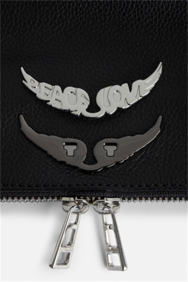 Shiny Silver Zadig And Voltaire Swing Your Wings Charms Peace | ZV-256145