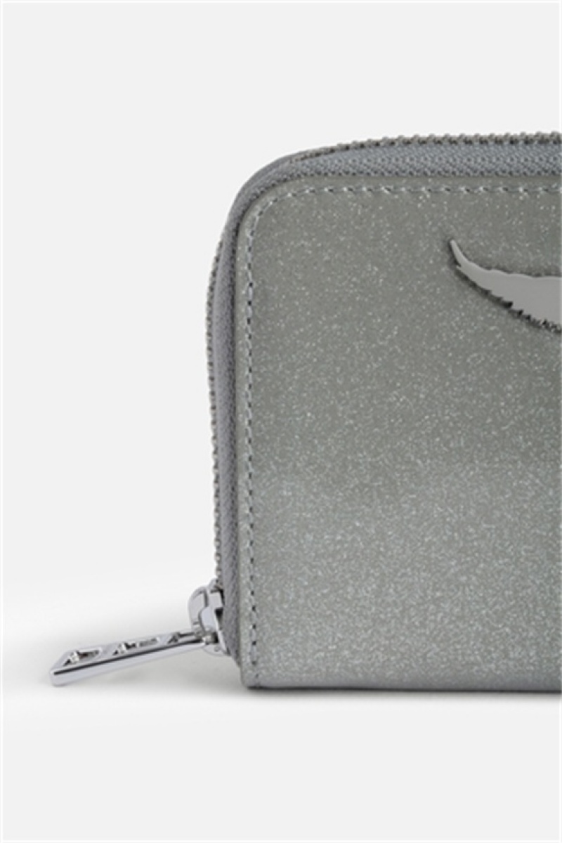 Silver Zadig And Voltaire Mini Infinity Wallet | ZV-255936