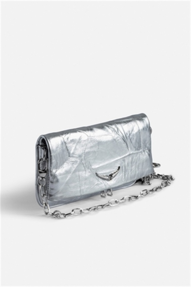 Silver Zadig And Voltaire Rock Nano Eternal Bag | ZV-256081