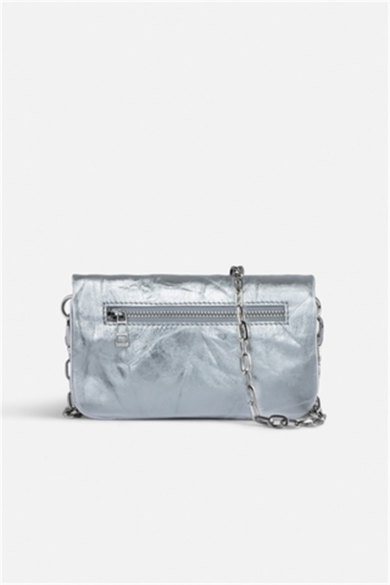 Silver Zadig And Voltaire Rock Nano Eternal Bag | ZV-256081