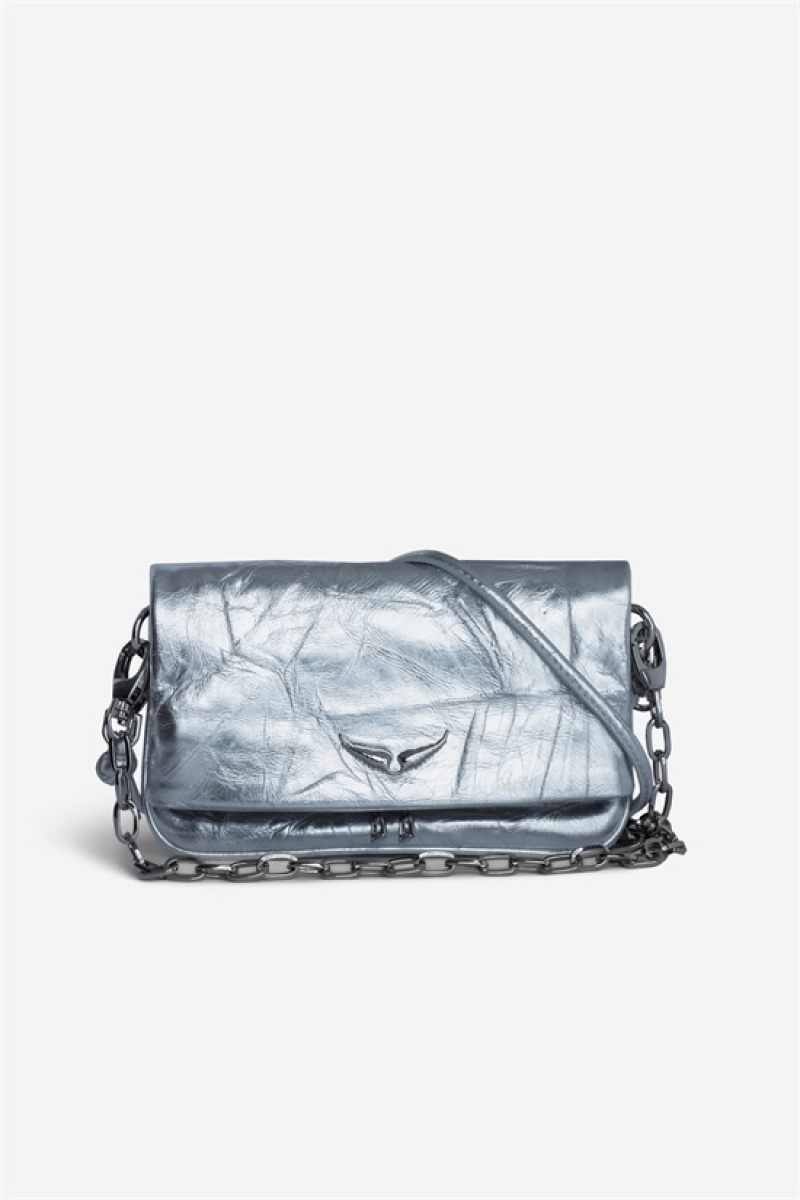 Silver Zadig And Voltaire Rock Nano Eternal Bag | ZV-256081