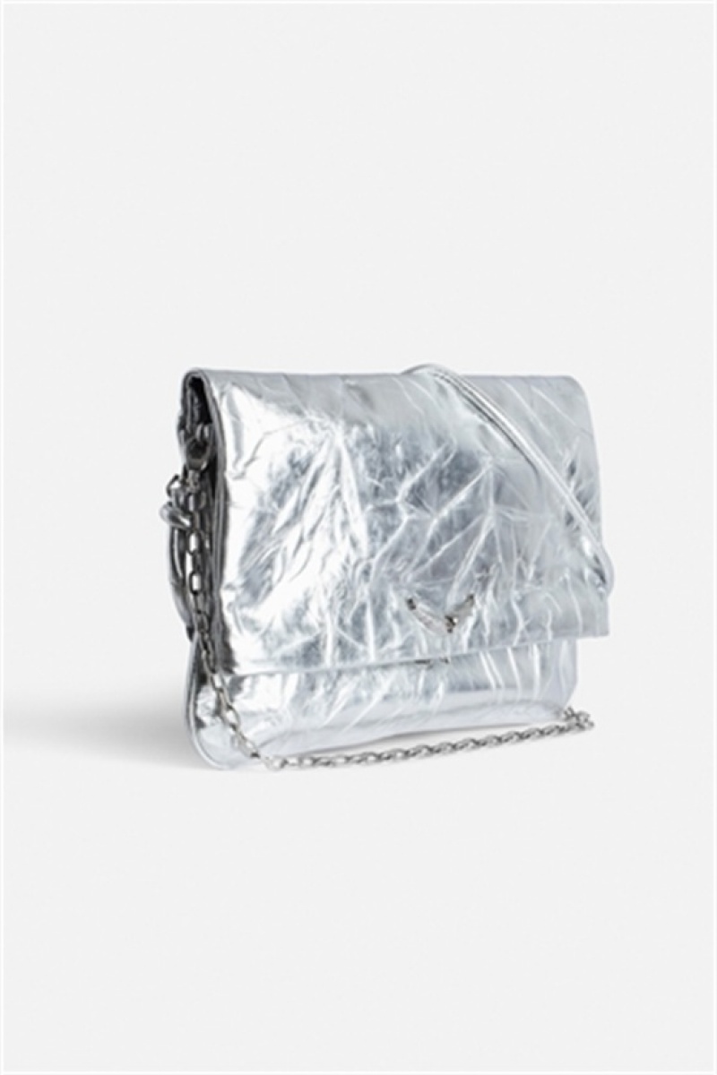 Silver Zadig And Voltaire Rock Xl Eternal Bag | ZV-256092