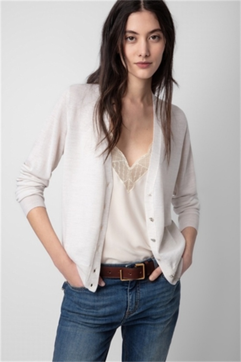 Snow Zadig And Voltaire Jemmy Jewel Cardigan | ZV-256457