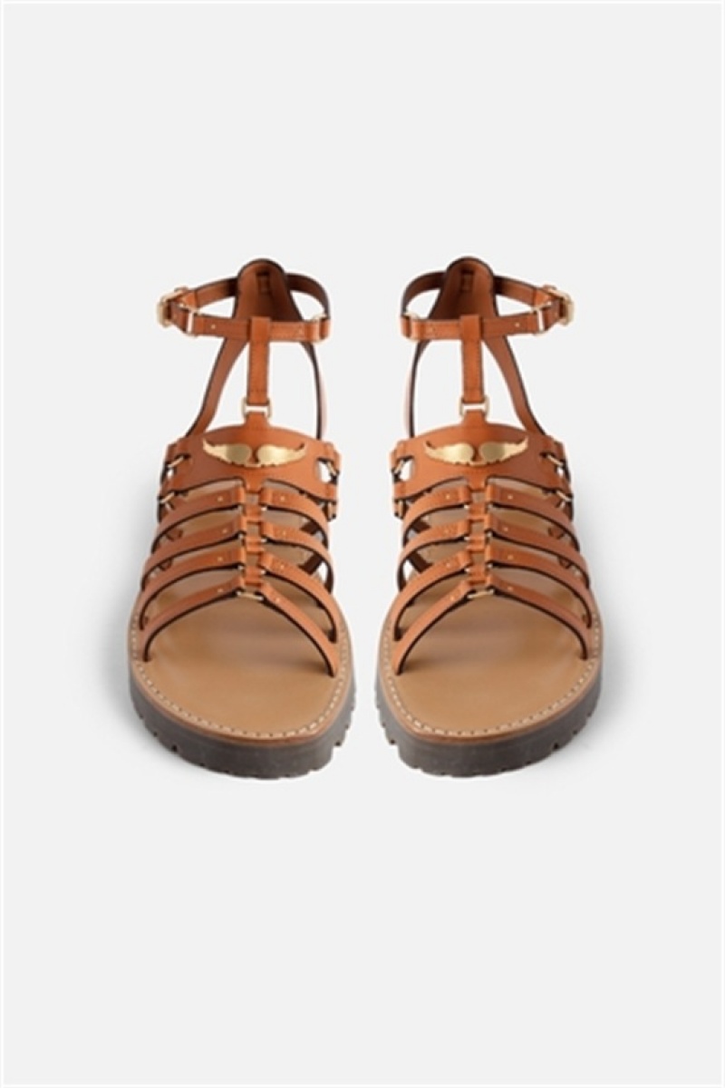 Tawny Zadig And Voltaire Joe Sandals | ZV-255790