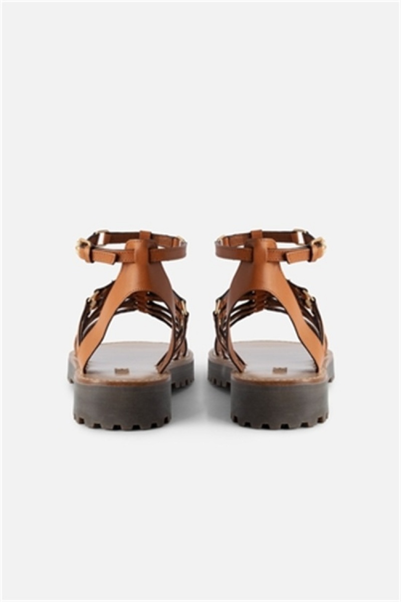 Tawny Zadig And Voltaire Joe Sandals | ZV-255790