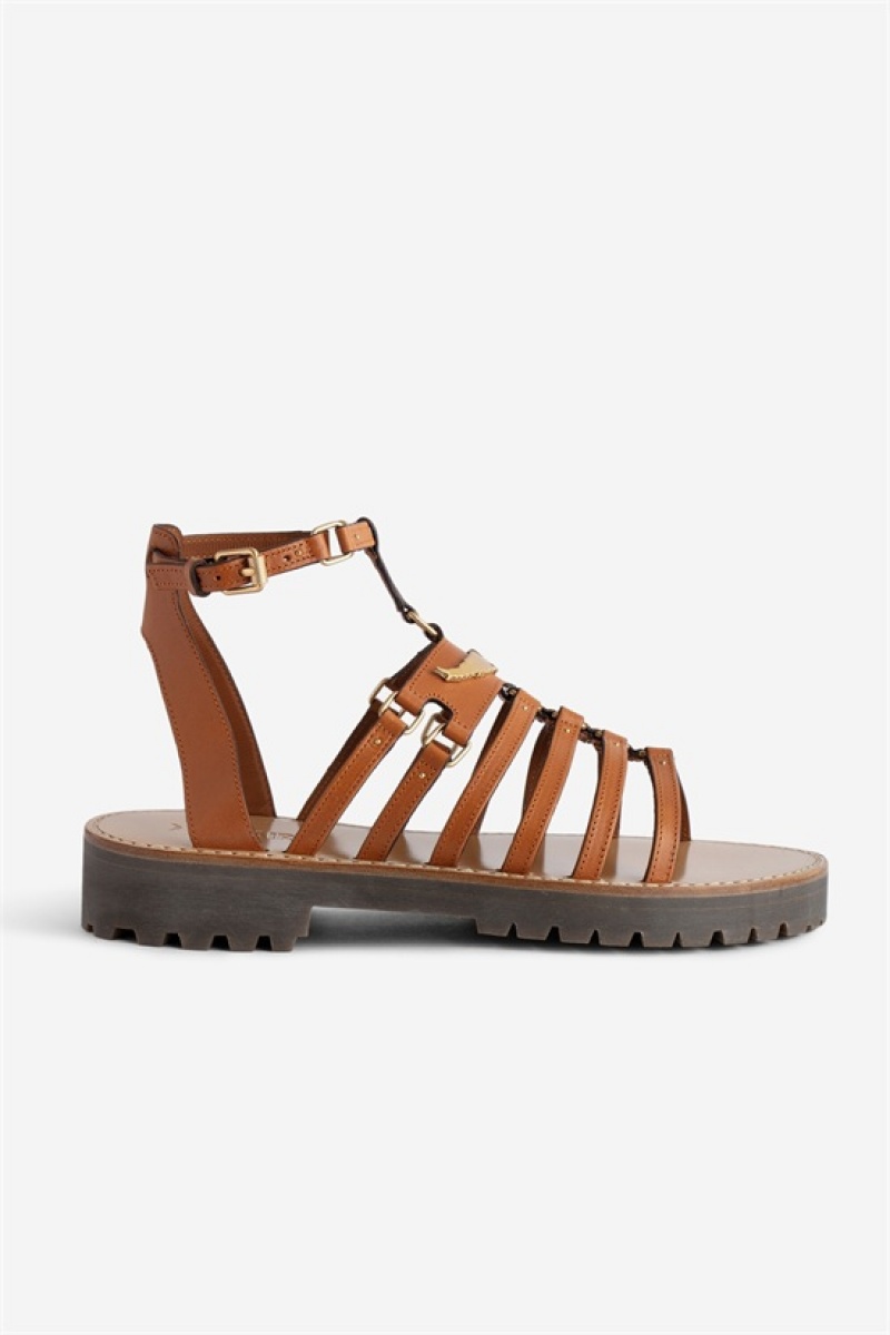 Tawny Zadig And Voltaire Joe Sandals | ZV-255790