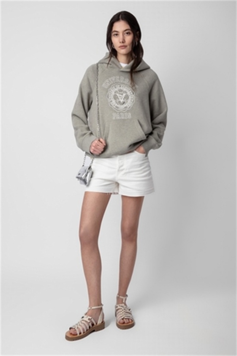 Trellis Zadig And Voltaire Georgy Diamante Hoodie | ZV-256244