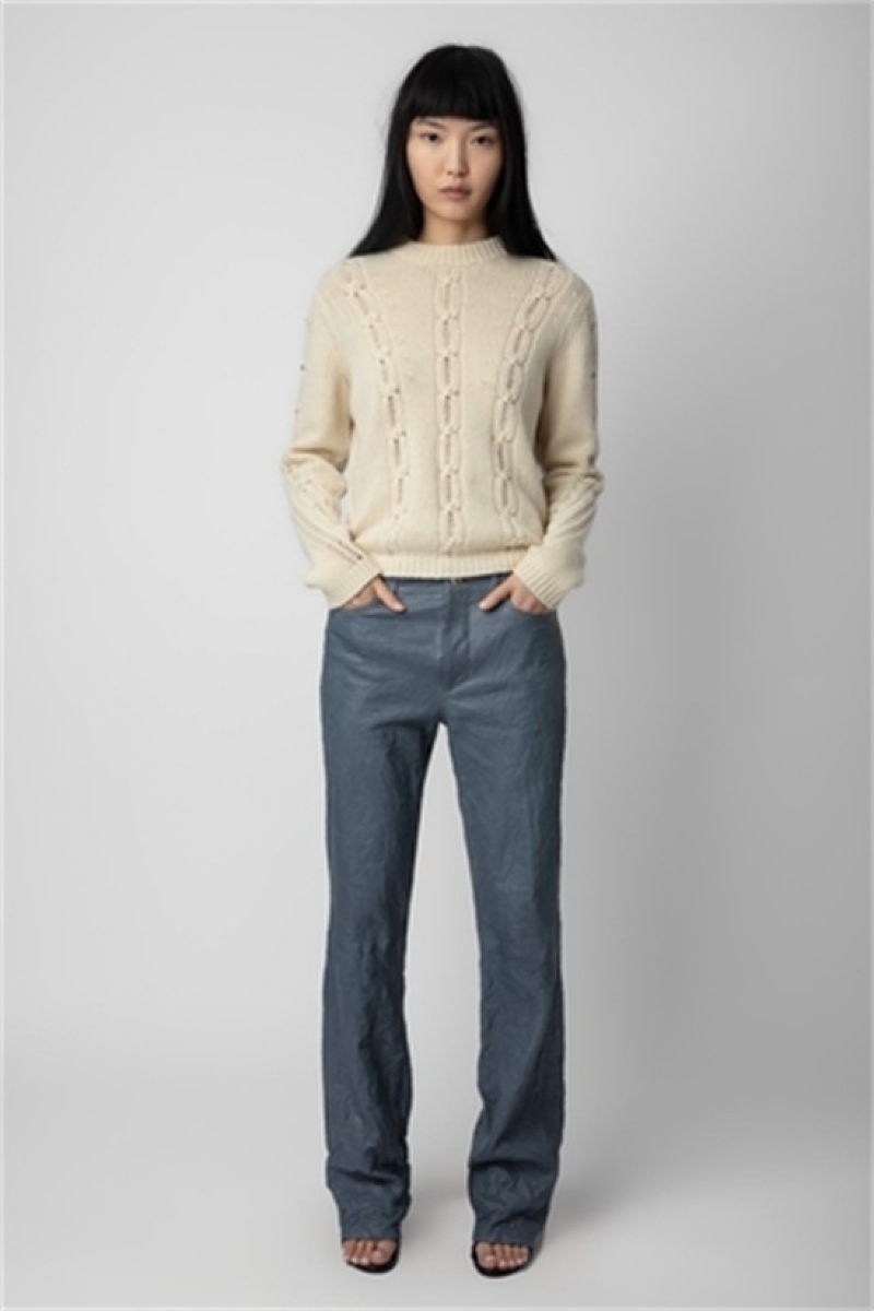 Vanille Zadig And Voltaire Morley Sweater | ZV-256434