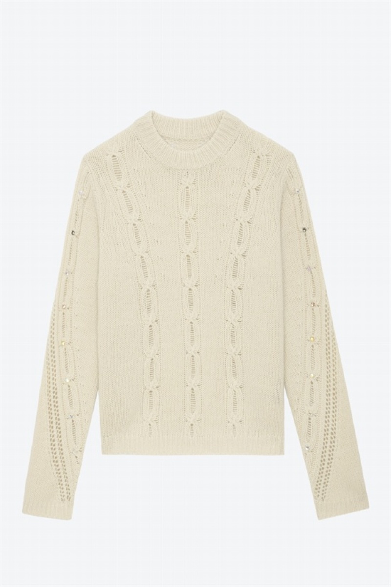 Vanille Zadig And Voltaire Morley Sweater | ZV-256434