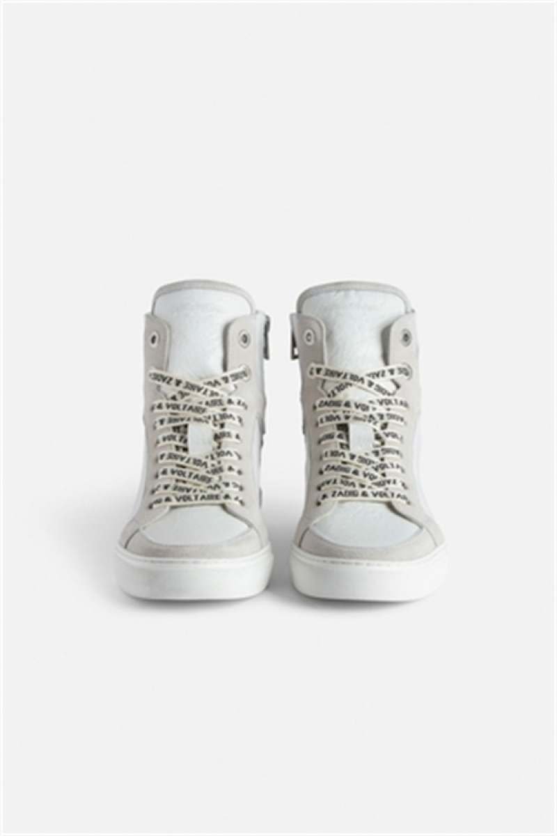 White Zadig And Voltaire Zv1747 High High-top Trainers | ZV-255773