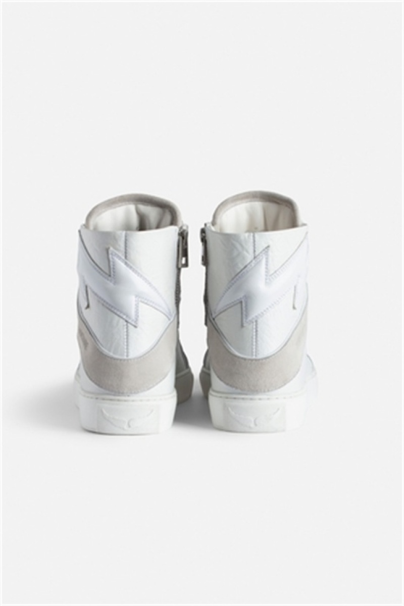 White Zadig And Voltaire Zv1747 High High-top Trainers | ZV-255773